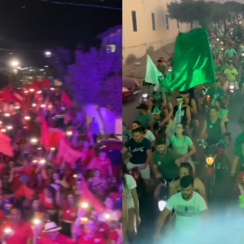 Orlando e Camila medem forças nas ruas de Nova Palmeira